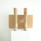 Christian Louboutin Cavalika 85 Suede Knee High Boots Size 41 With Box