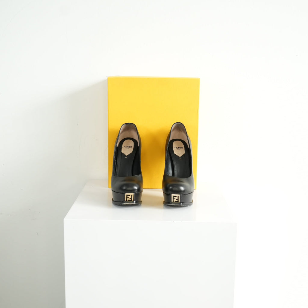 Fendi "Fendista" Platform Pumps