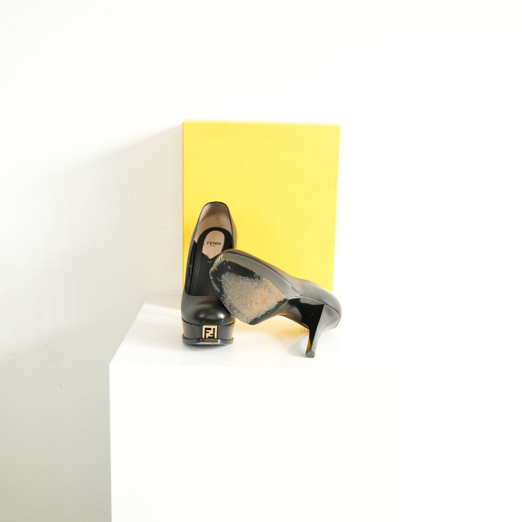 Fendi "Fendista" Platform Pumps