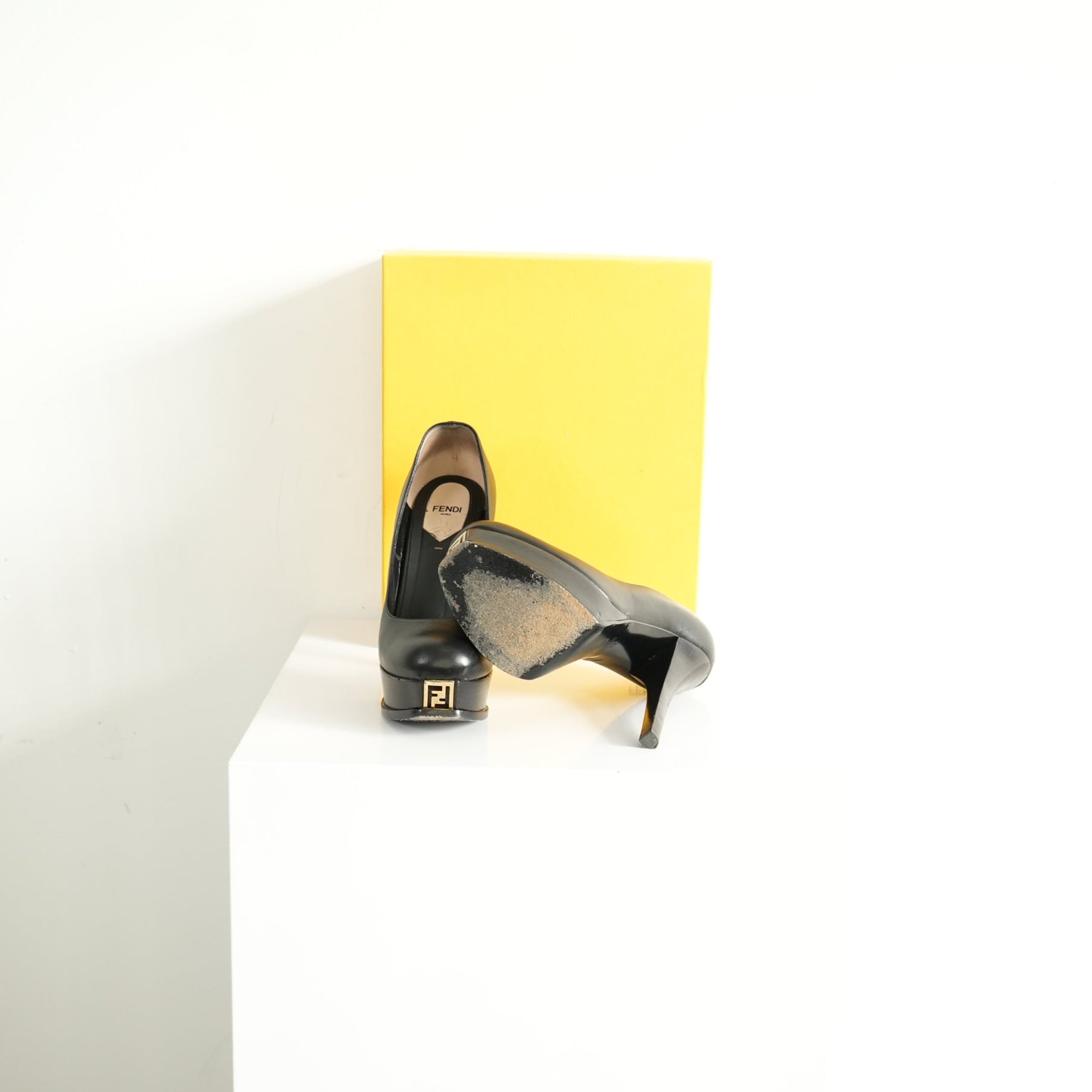 Fendi "Fendista" Platform Pumps