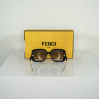 Fendi Black Fendigraphy FE40065I Square Sunglasses