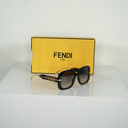 Fendi Black Fendigraphy FE40065I Square Sunglasses