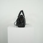 Balenciaga Black Agneau Classic Hardware City Bag