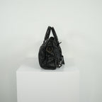Balenciaga Black Agneau Classic Hardware City Bag
