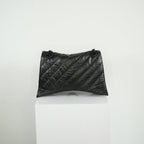 Balenciaga Black Medium Crush Chain-strap Shoulder Bag