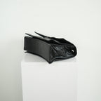 Balenciaga Black Medium Crush Chain-strap Shoulder Bag