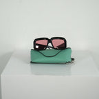 Loewe Black/Rose Tinted Paula's Ibiza Square Frame Sunglasses