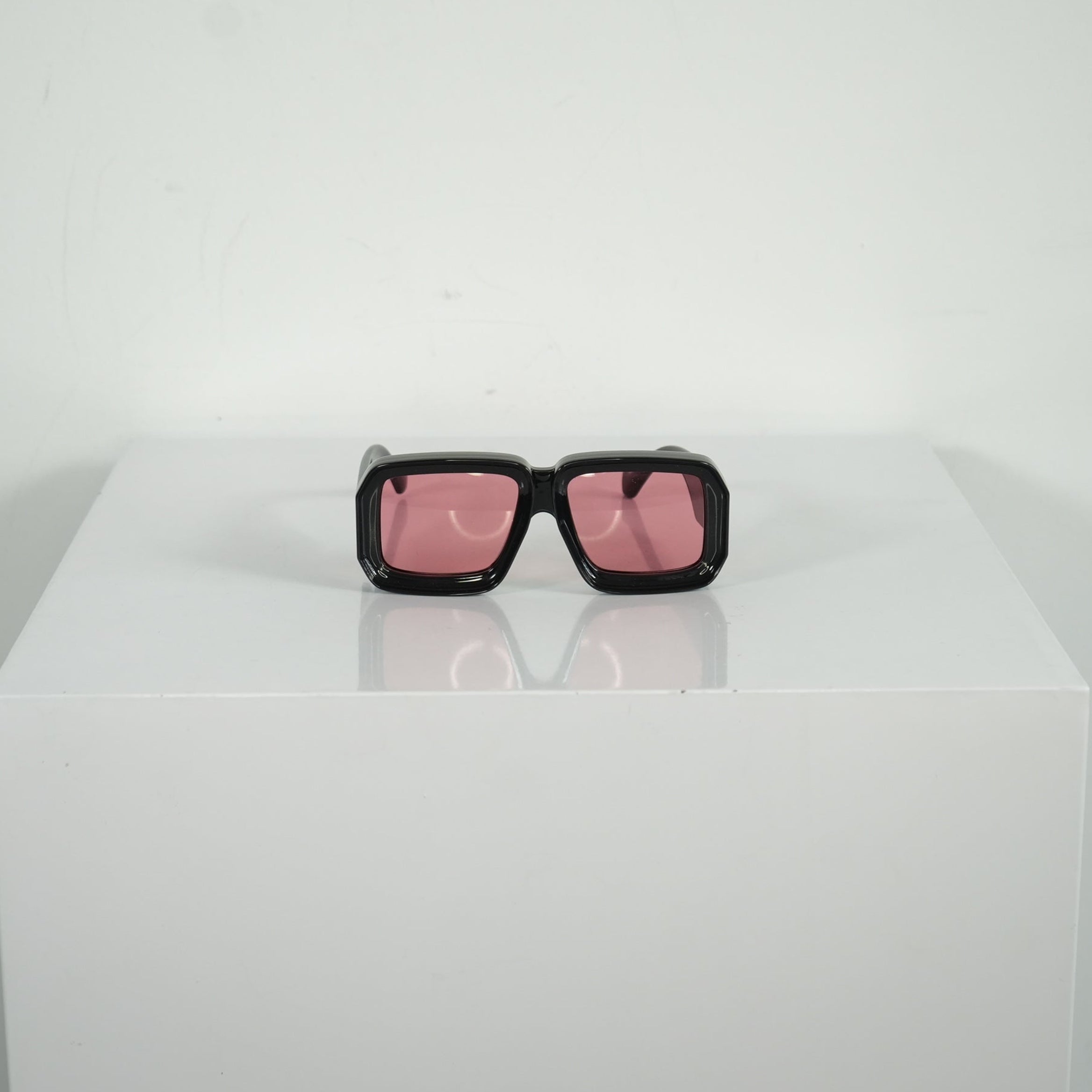 Loewe Black/Rose Tinted Paula's Ibiza Square Frame Sunglasses