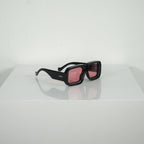 Loewe Black/Rose Tinted Paula's Ibiza Square Frame Sunglasses