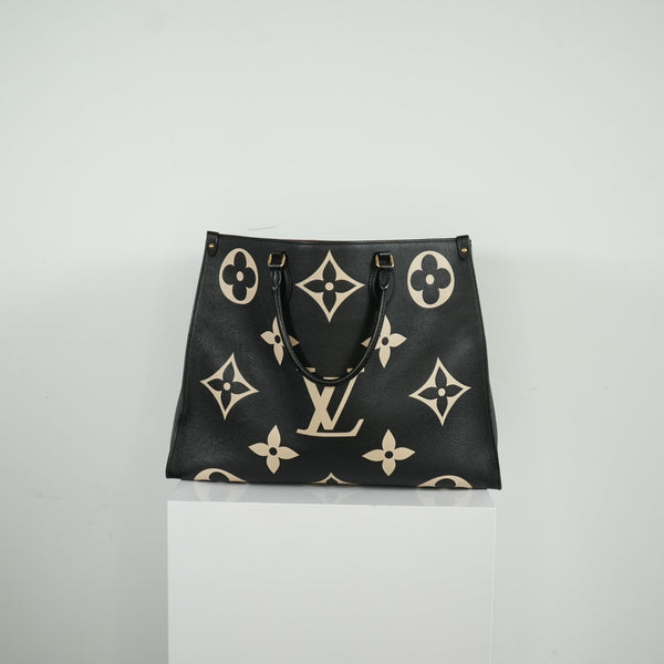 Louis Vuitton OnTheGo Tote Bicolor Monogram Empreinte Giant GM Bag