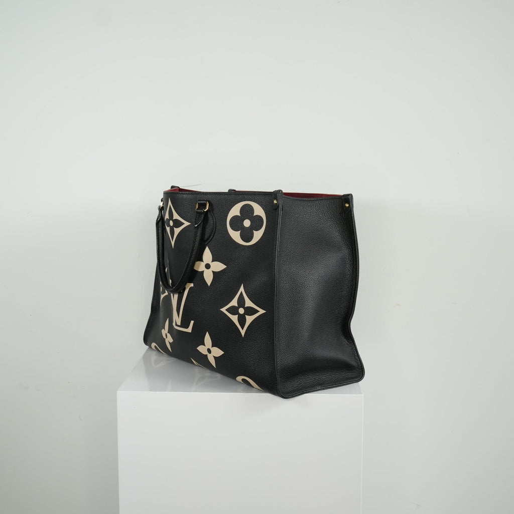 Louis Vuitton OnTheGo Tote Bicolor Monogram Empreinte Giant GM Bag
