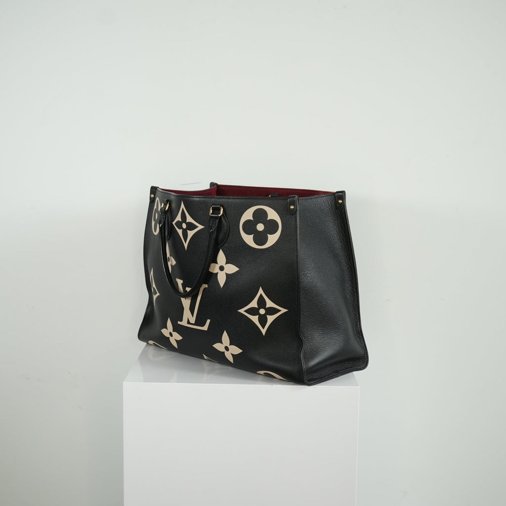 Louis Vuitton OnTheGo Tote Bicolor Monogram Empreinte Giant GM Bag