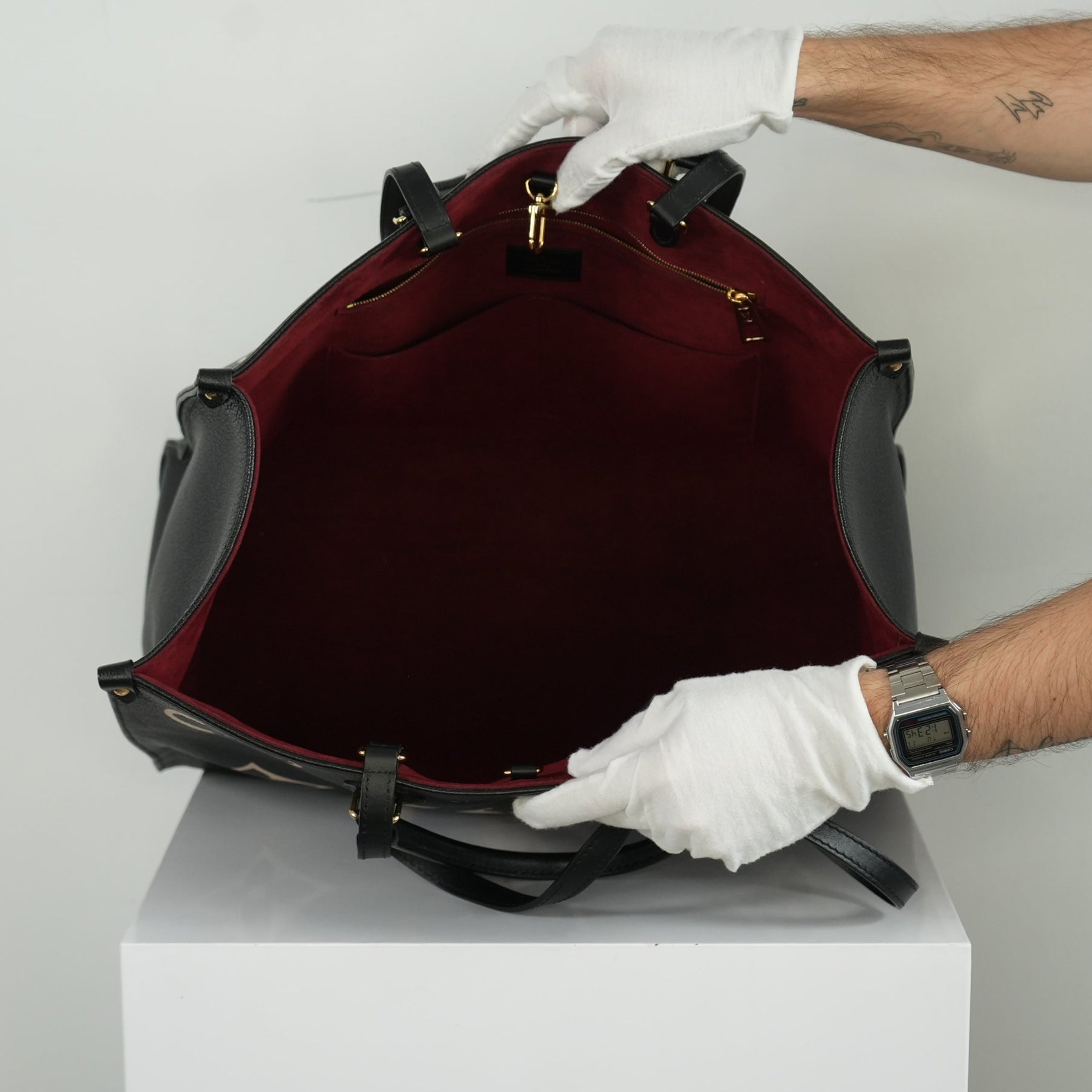 Louis Vuitton OnTheGo Tote Bicolor Monogram Empreinte Giant GM Bag