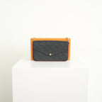 Louis Vuitton Navy Blue Empreinte Felicie Pochette bag