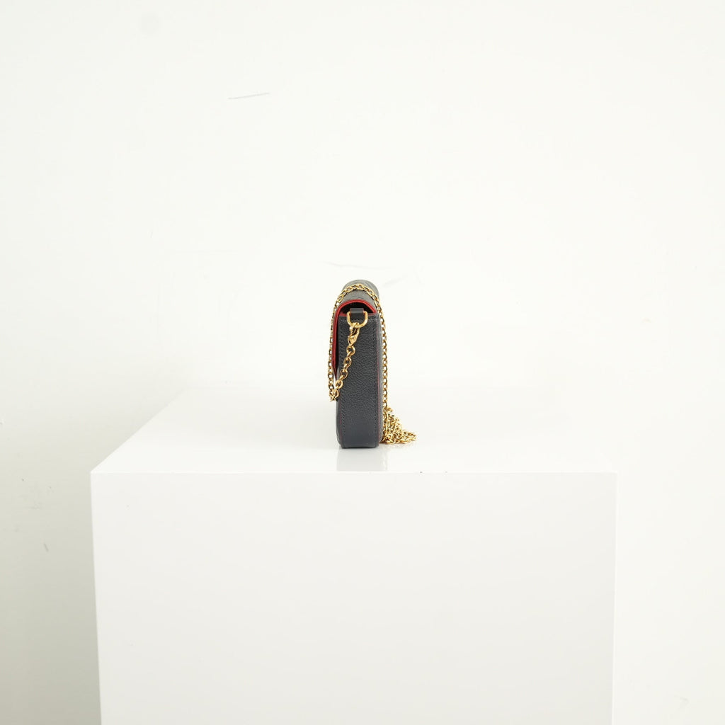 Louis Vuitton Navy Blue Empreinte Felicie Pochette bag