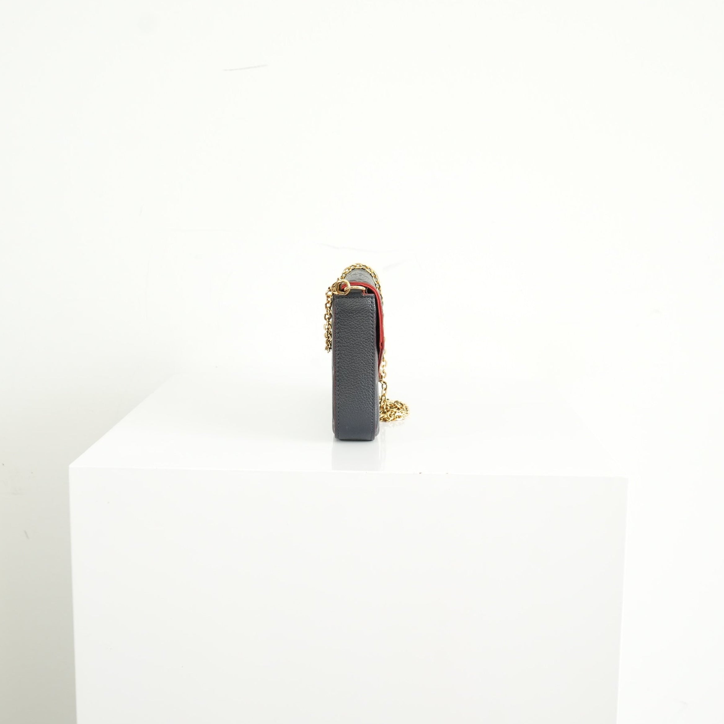 Louis Vuitton Navy Blue Empreinte Felicie Pochette bag