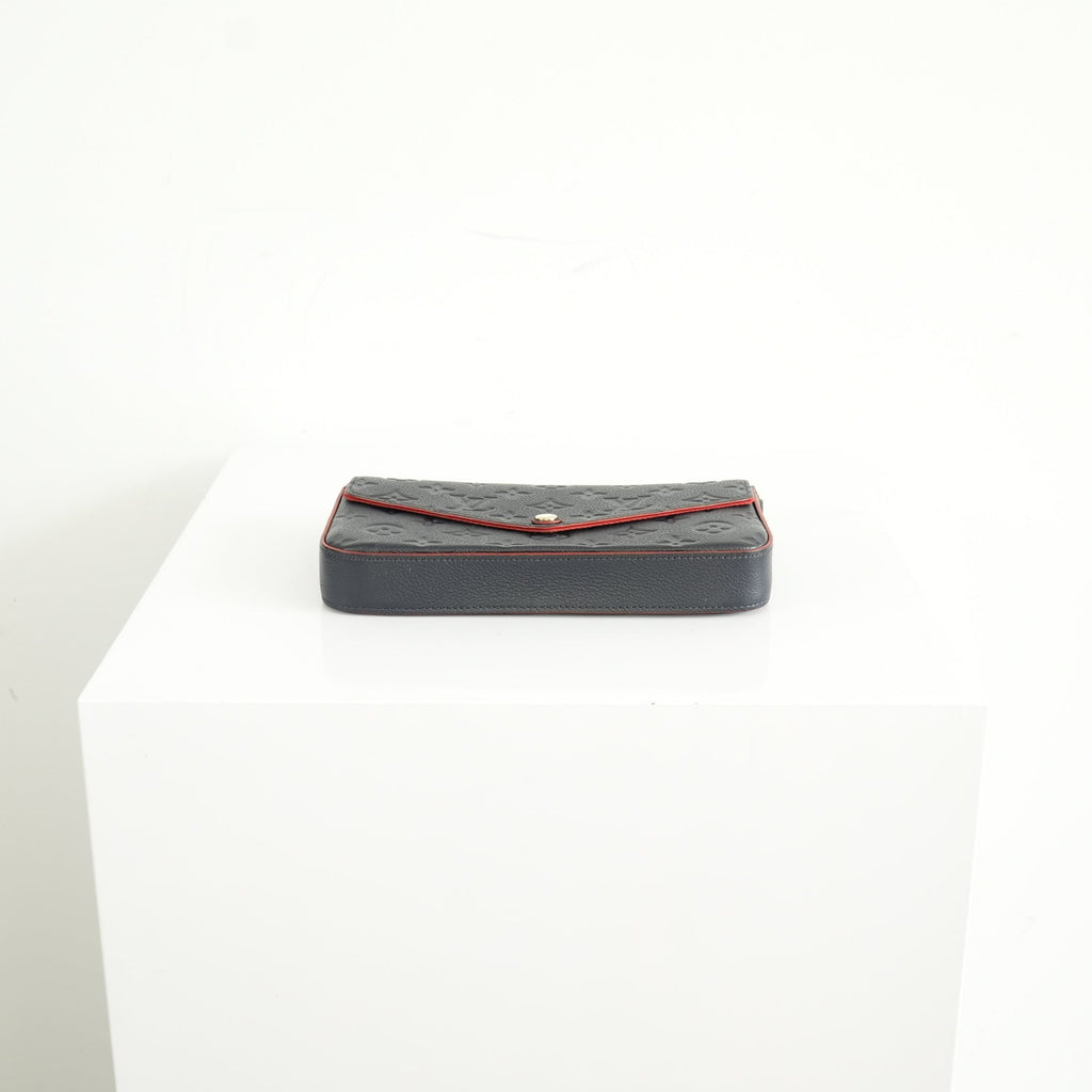 Louis Vuitton Navy Blue Empreinte Felicie Pochette bag