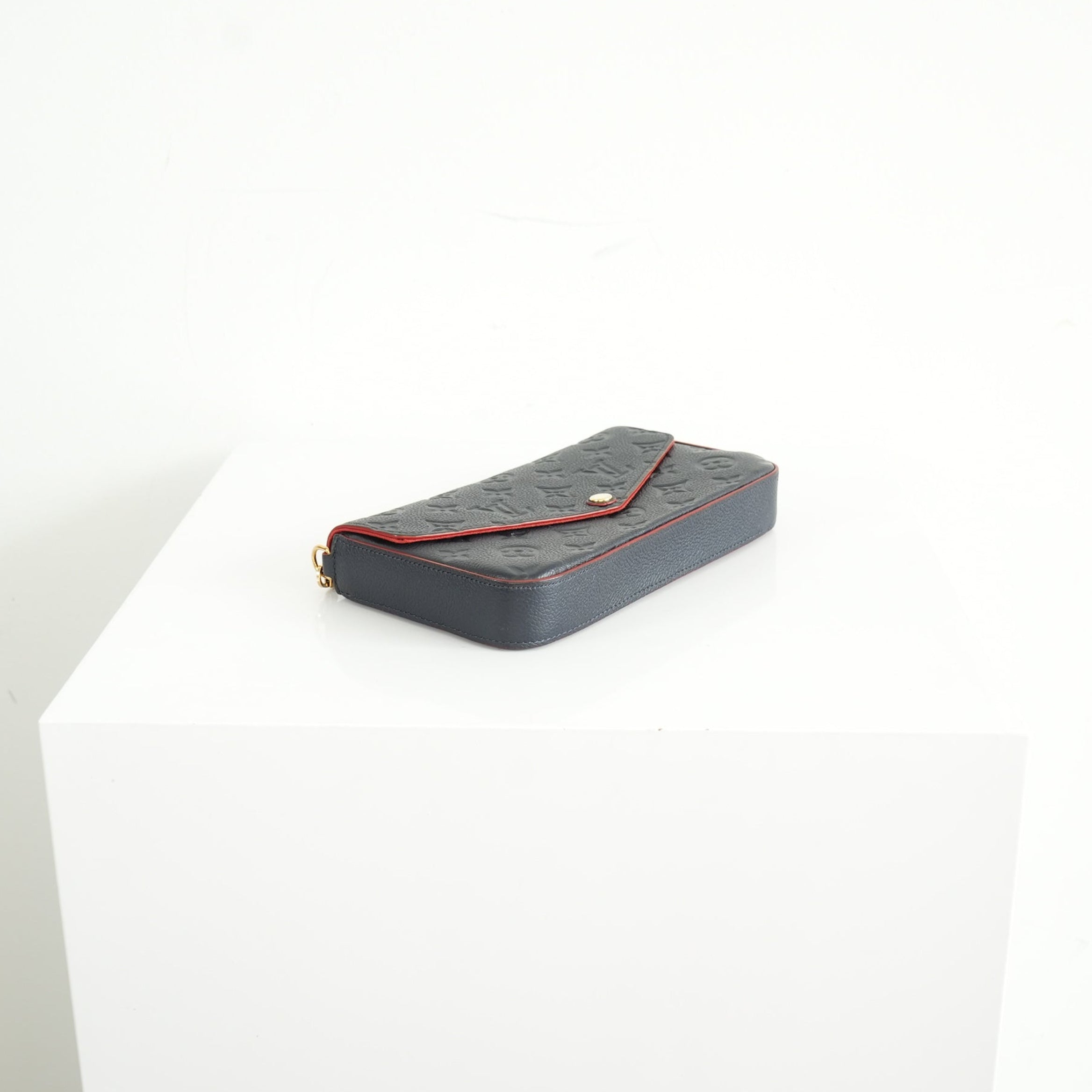 Louis Vuitton Navy Blue Empreinte Felicie Pochette bag