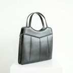 Gucci Petite Marmont Medium Black Leather Tote Bag