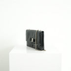 Salvatore Ferragamo Black Patent leather Ginny Flap Bag