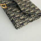 Christian Dior Blue Dior Oblique Jacquard Canvas Saddle Pouch