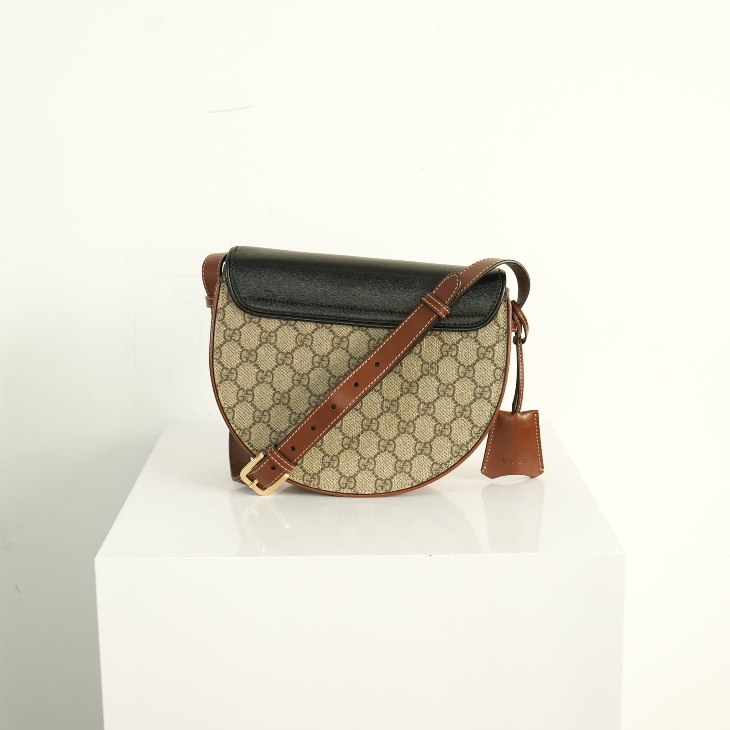 Gucci GG Supreme Padlock Shoulder Bag