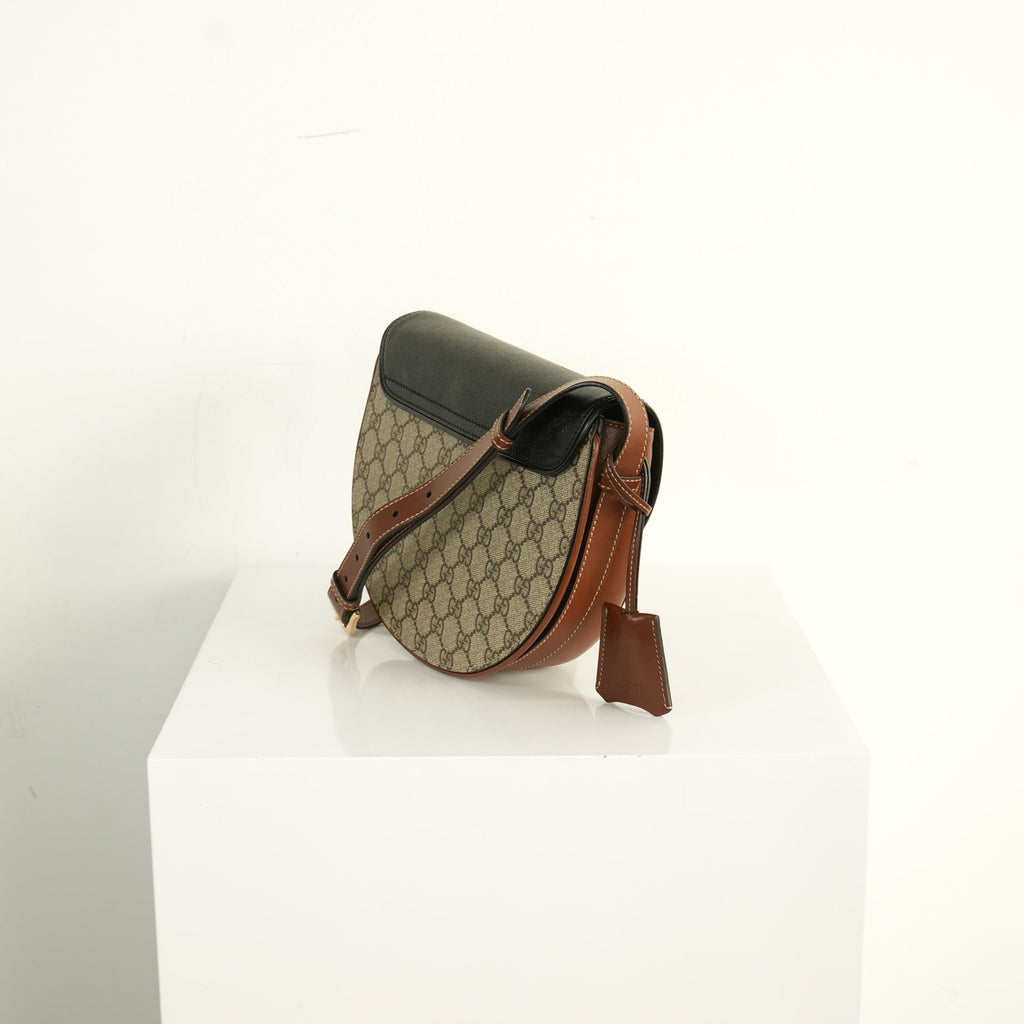 Gucci GG Supreme Padlock Shoulder Bag