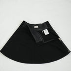 Moncler Black Wool Skirt
