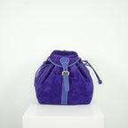 Gucci Purple Suede Backpack