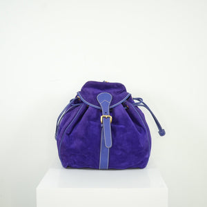 Gucci Purple Suede Backpack