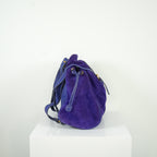 Gucci Purple Suede Backpack