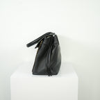 Louis Vuitton Lockme MM Python Black Calf Leather