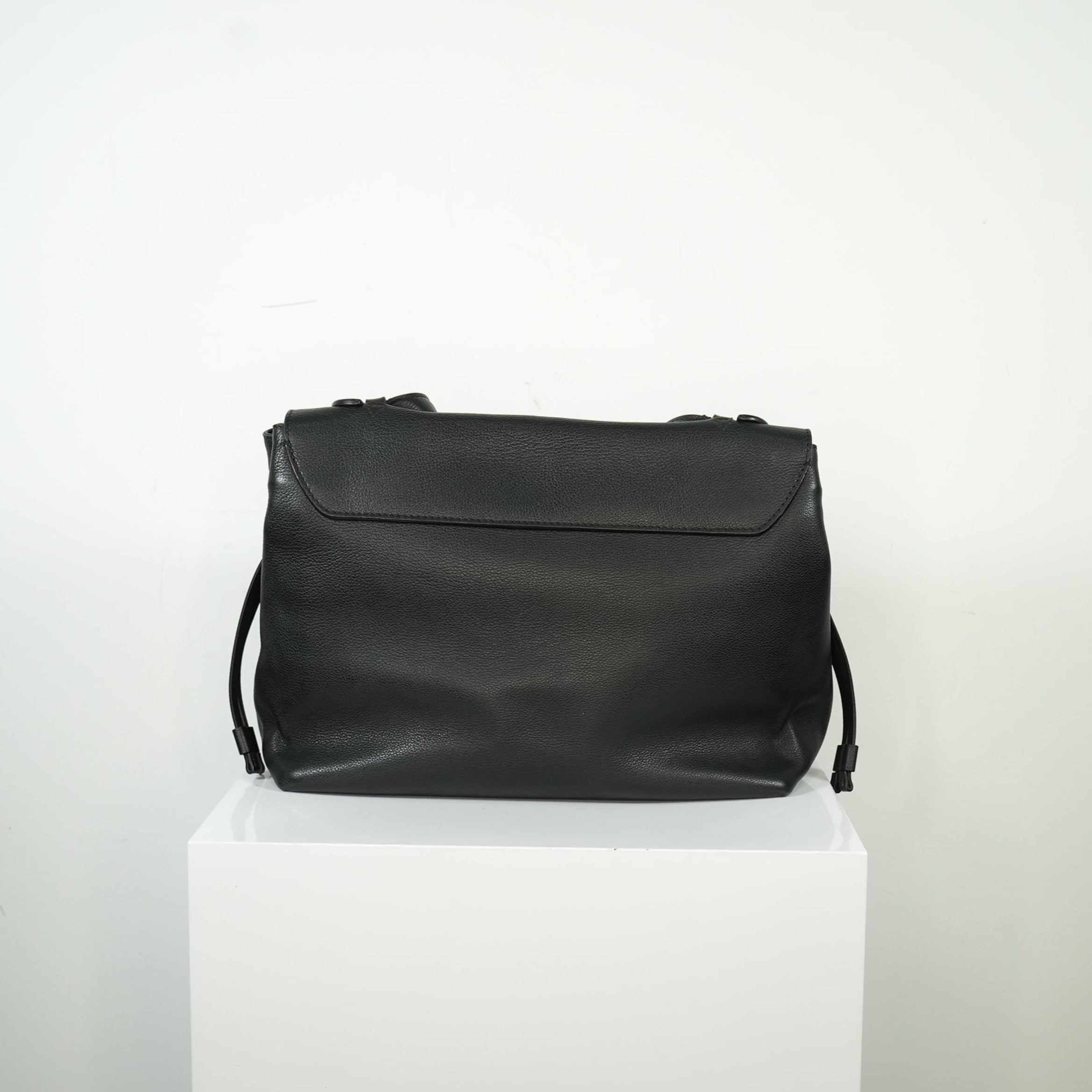 Louis Vuitton Lockme MM Python Black Calf Leather