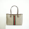 Gucci Ophidia GG Supreme Canvas Shoulder Bag Full Set