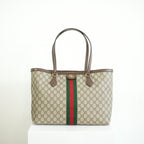 Gucci Ophidia GG Supreme Canvas Shoulder Bag Full Set