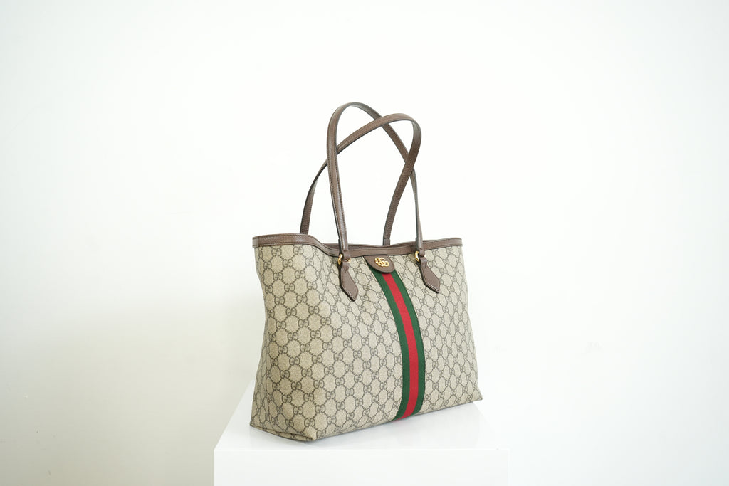 Gucci Ophidia GG Supreme Canvas Shoulder Bag Full Set