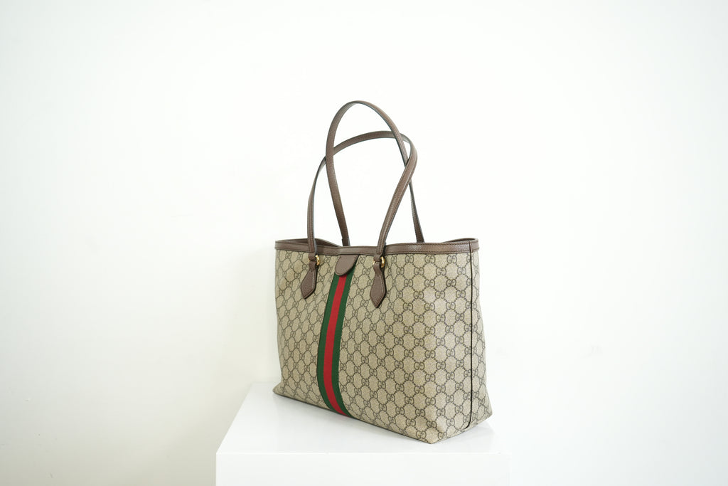 Gucci Ophidia GG Supreme Canvas Shoulder Bag Full Set