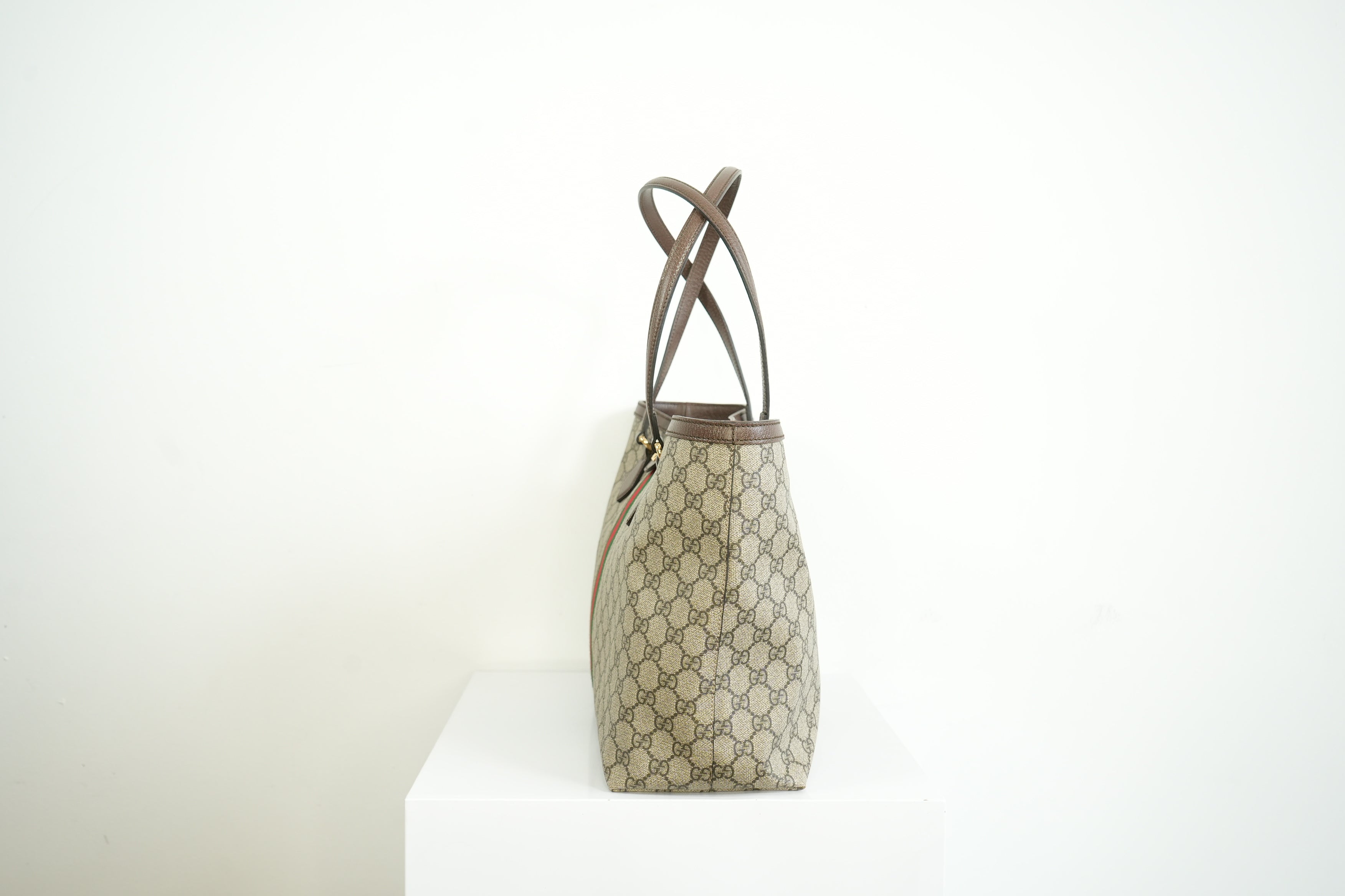 Gucci Ophidia GG Supreme Canvas Shoulder Bag Full Set