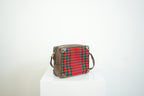 Gucci Houndstooth Stripe Interlocking G Trunk Shoulder Bag