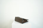 Fendi Tobacco FF Zucca Small Embossed Handbag