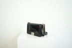 Chanel Black Patent Leather Boy Bag Silver Hardware
