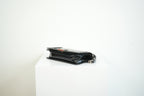 Chanel Black Patent Leather Boy Bag Silver Hardware