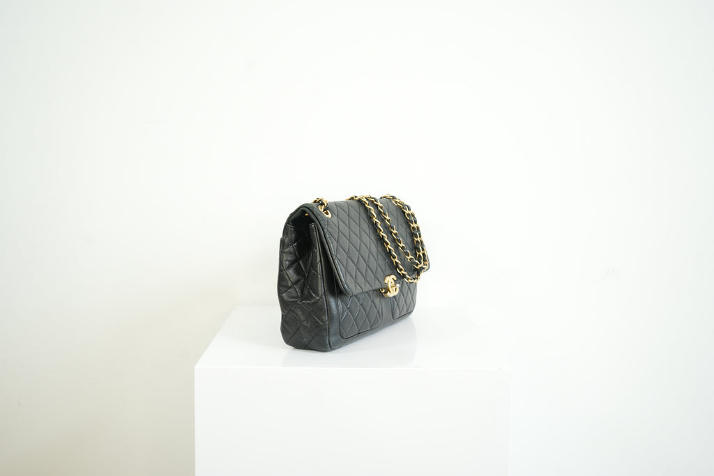Chanel Front Pocket Black Shoulder bag
