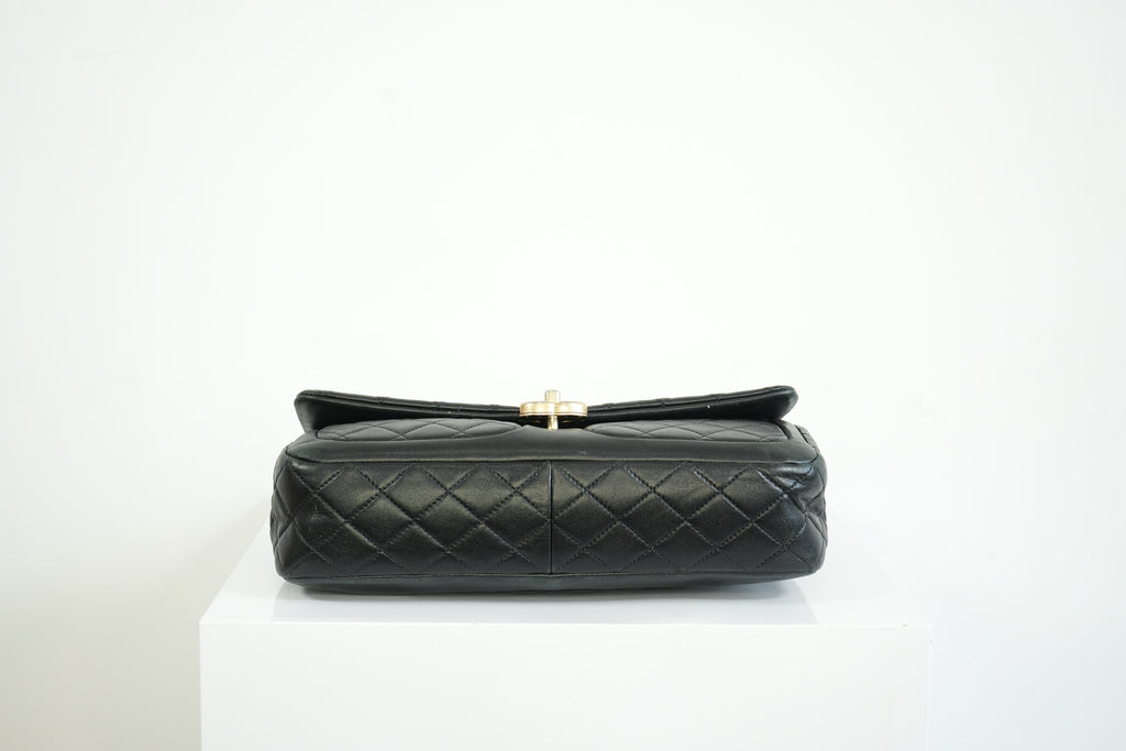 Chanel Front Pocket Black Shoulder bag