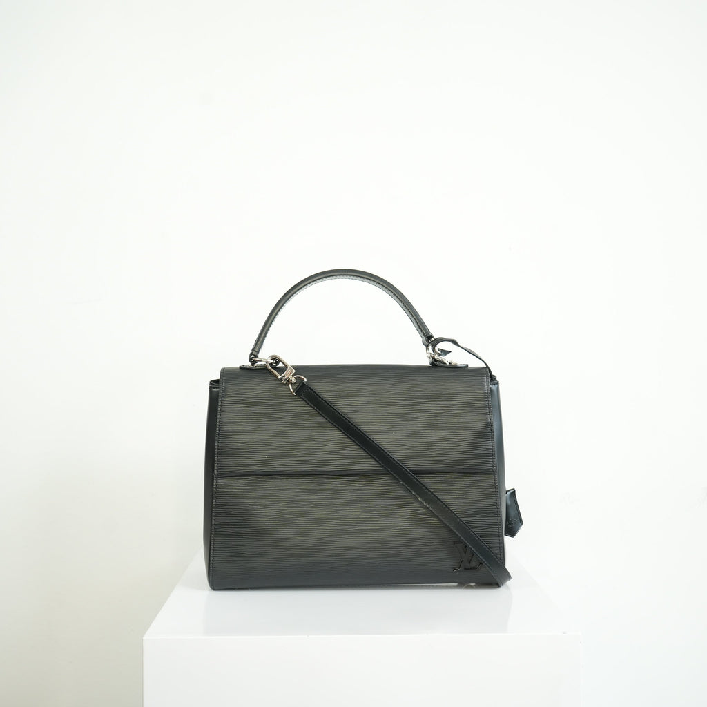 Louis Vuitton Black Epi Leather Clunny BB Handle Bag