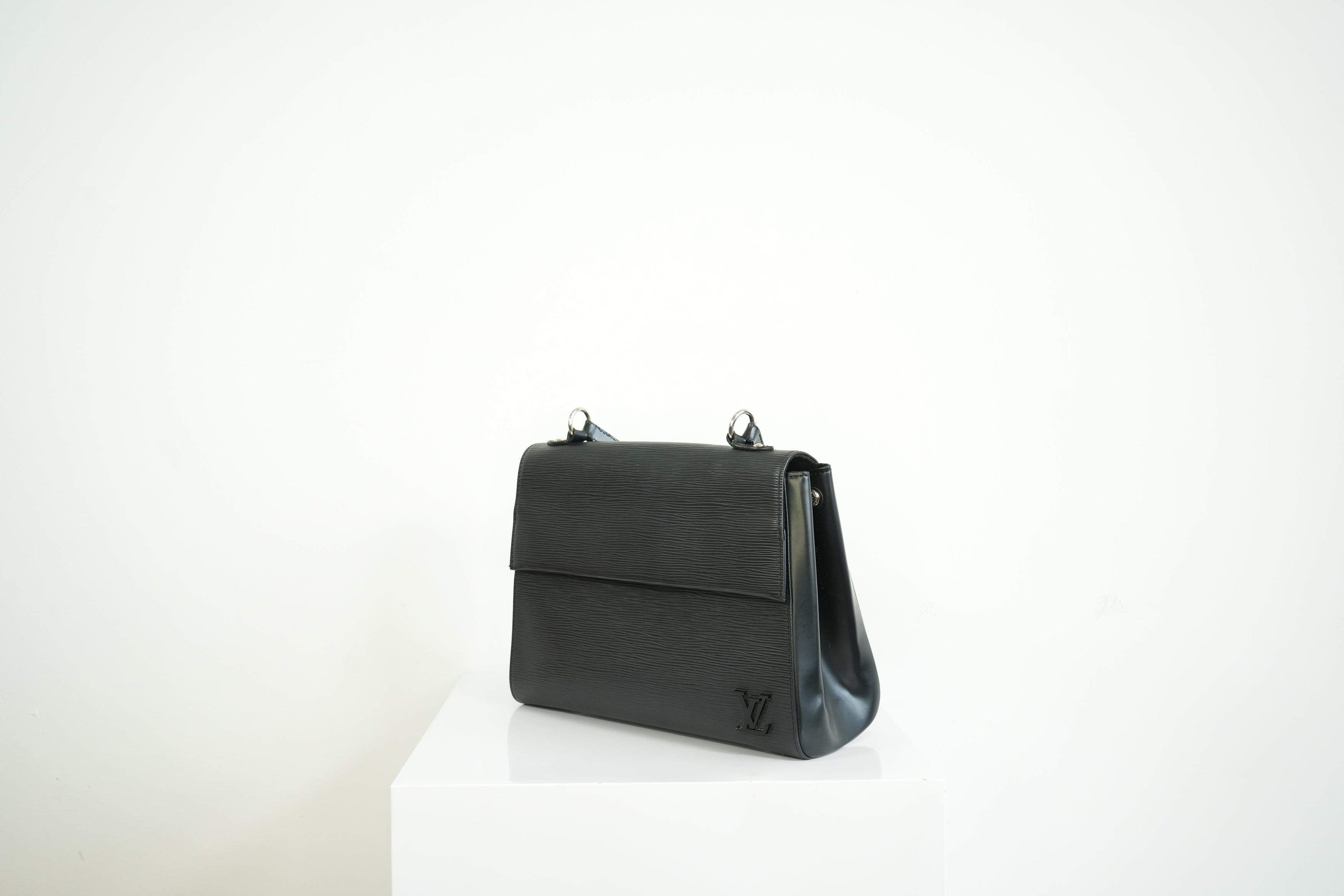 Louis Vuitton Black Epi Leather Clunny BB Handle Bag