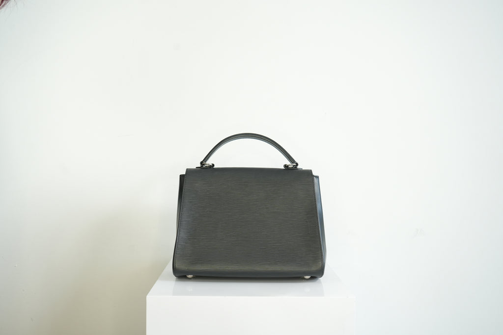 Louis Vuitton Black Epi Leather Clunny BB Handle Bag