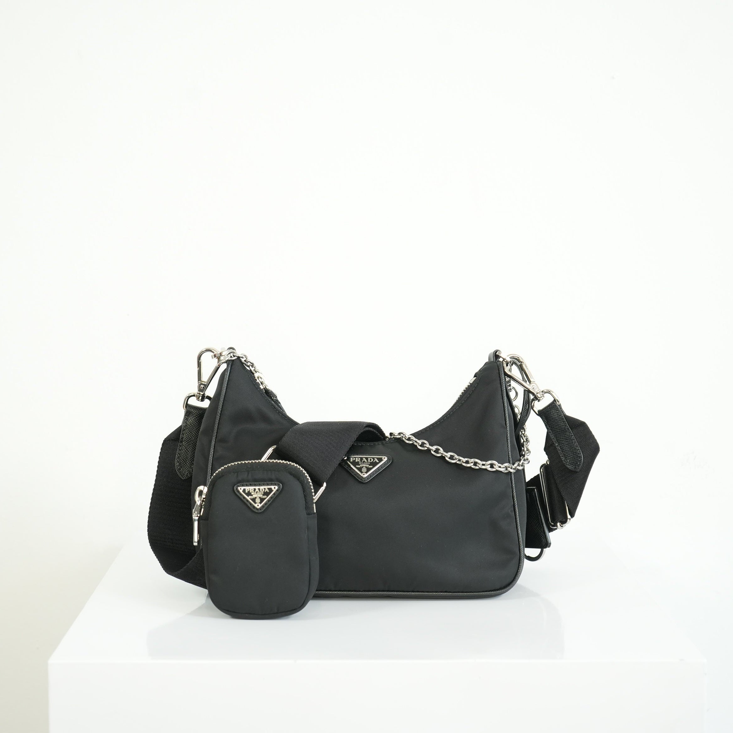 Prada Re-Edition 2005 Nylon Black Shoulder Bag