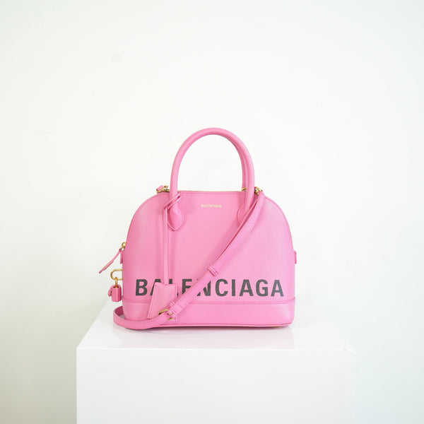 Balenciaga Ville Pink Top Handle