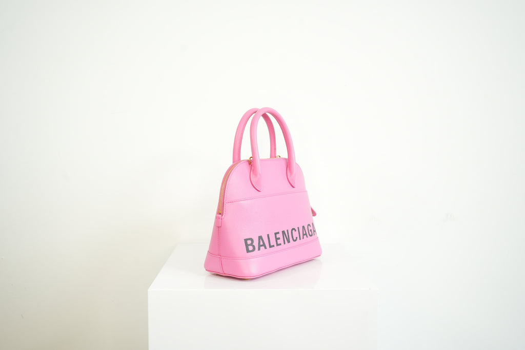 Balenciaga Ville Pink Top Handle